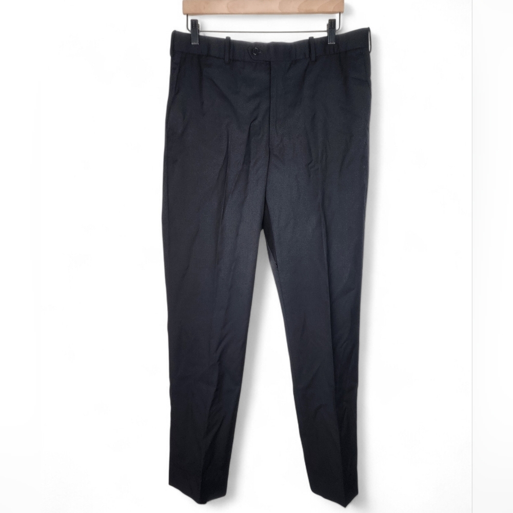 Coppley Cade Black Fine Wool Dress Pants Size 36x32.5